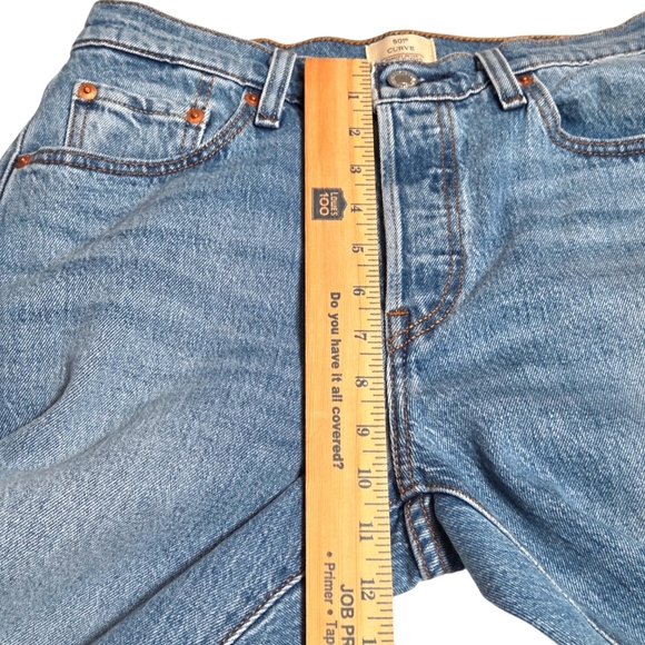 Levi’s 501 Curve Size 29 Lucid Dream Jeans High Rise Straight NWOT - Picture 8 of 16